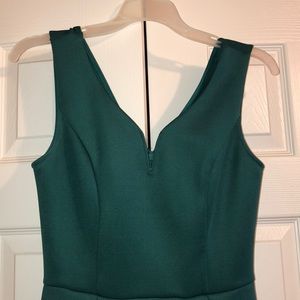 green semi-formal dress